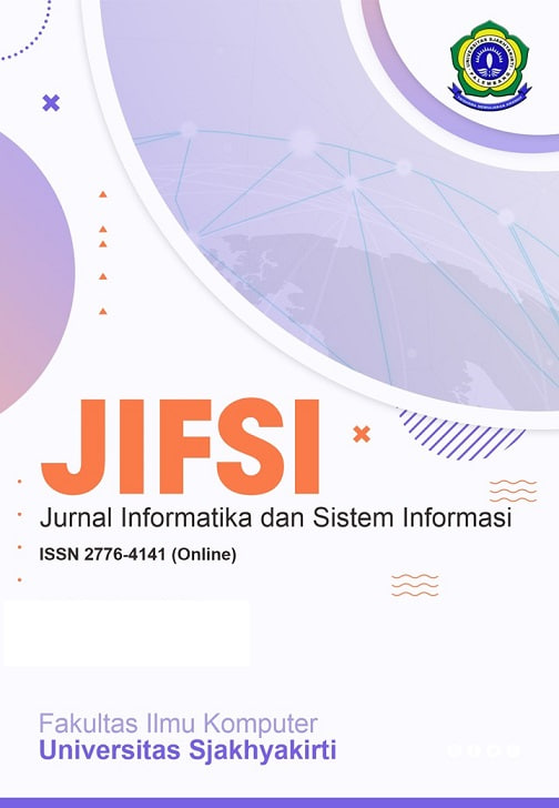 					View Vol. 8 No. 1 (2026): Jurnal Informatika dan Sistem Informasi
				